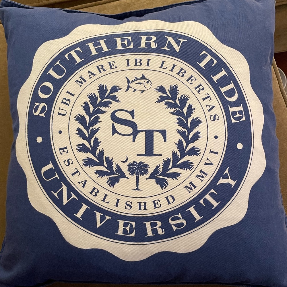 Southern Tide University throw pillow - 16x16